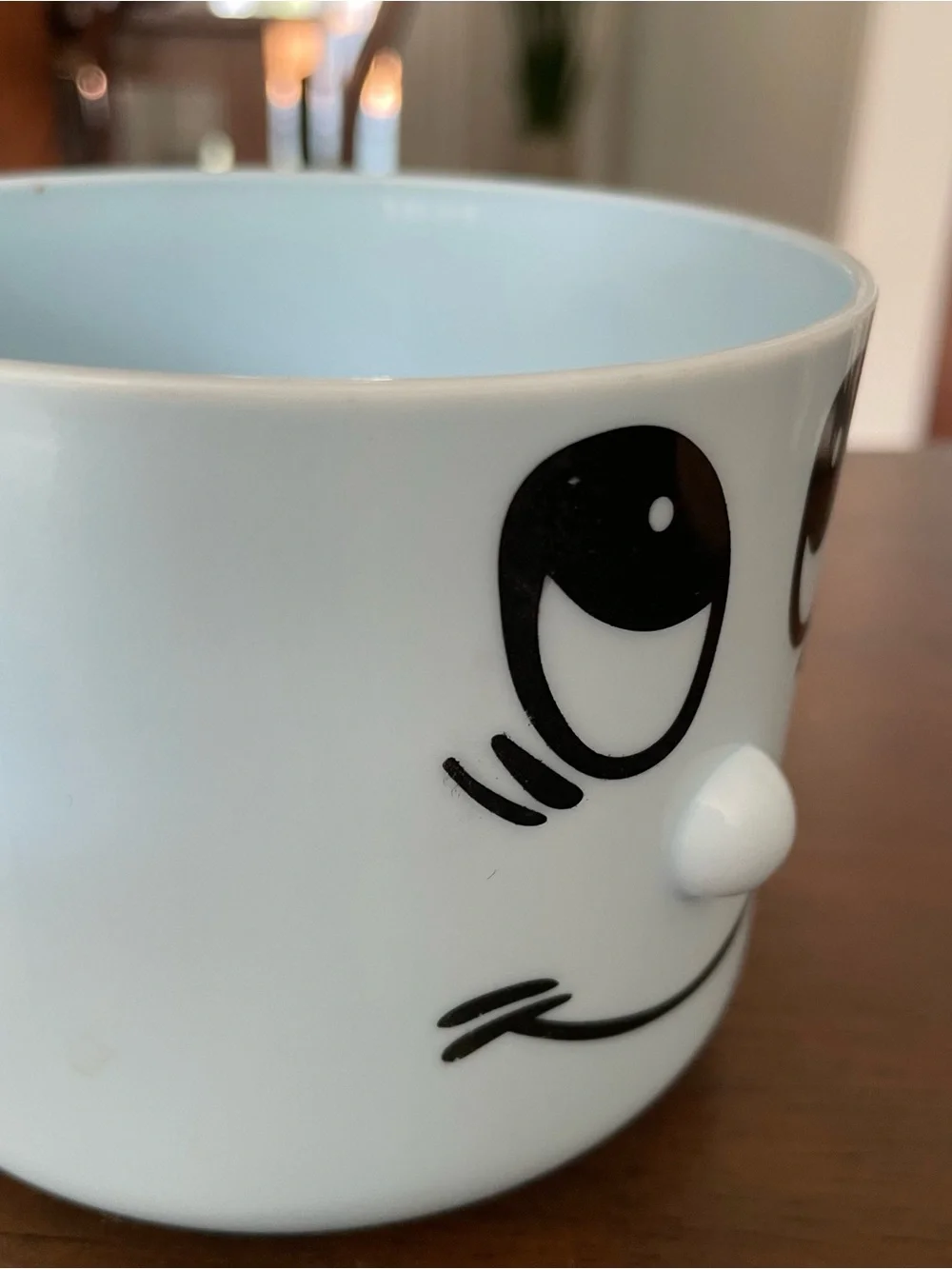 Vintage 1970s Funny Face Anthropomorphic Face Plastic Cup